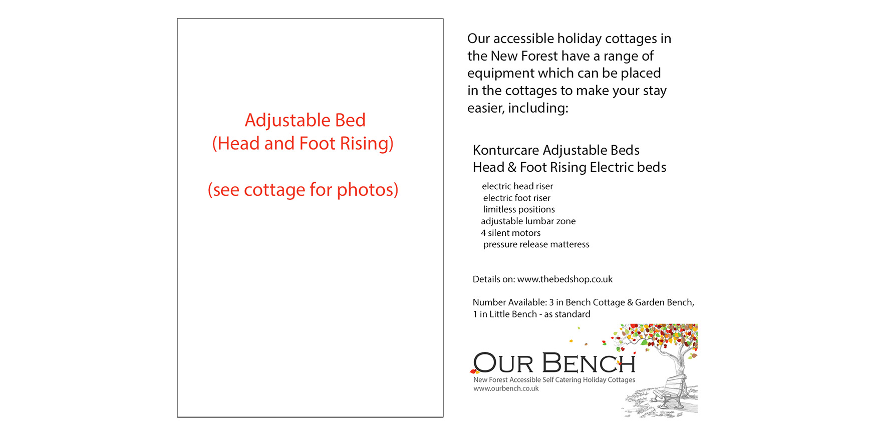 Details of our electric beds
